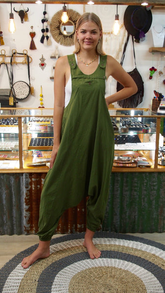 Harem Pants/ Drop Crotch Dungarees