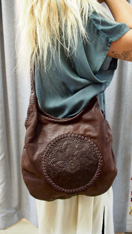 Boho Mandala Bag Dark Brown